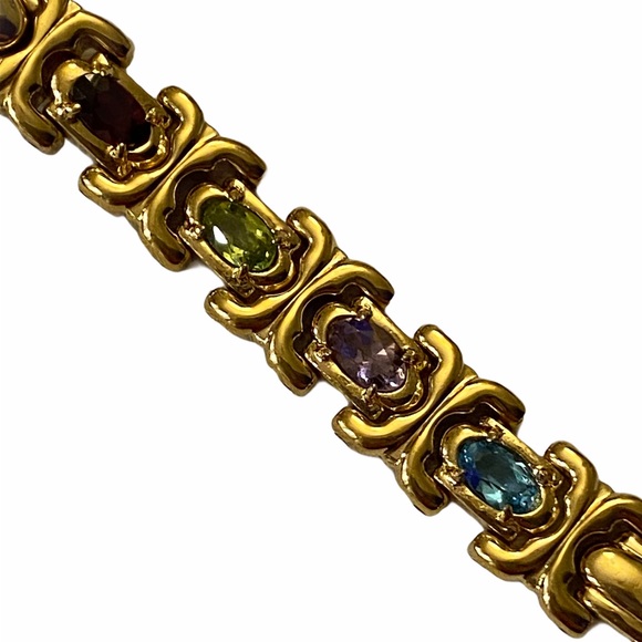 Vintage Jules Jurgenson gold gemstone watch rare - Picture 3 of 9